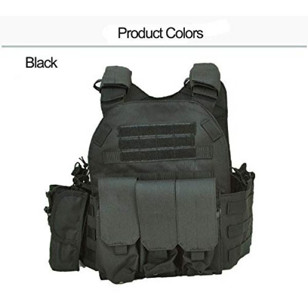 BGJ Airsoft Tactical Vest 7 BGJ Military Tactical Vest Army Airsoft Molle Vest CS Game Combat Gear Outdoor Various Accessory Kit Hunting Clothing Vest Multicam
