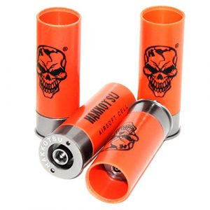 Generic Airsoft Gun Magazine 1 Airsoft Spare Parts APS 4pcs x11rd XPower CO2 MK1 MK-I MK-3 MK-III CAM870 Shotgun Cartridge Shell Orange
