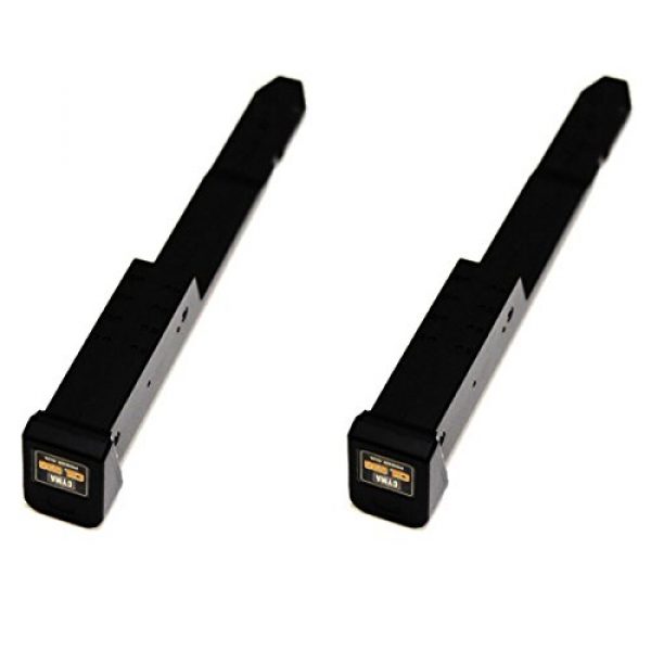 Airsoft Shopping Mall Airsoft Gun Magazine 1 Airsoft Shooting Gear CYMA 2pcs Pack 100rd Long Magazine For AEG 18C CM030 AEG Black