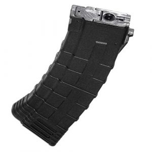 Generic Airsoft Gun Magazine 1 Airsoft Spare Parts CYMA 500rd Polymer Hi-Cap Magazine for CYMA APS D-Boys ICS JG G&P Tokyo Marui AK Series AEG Black