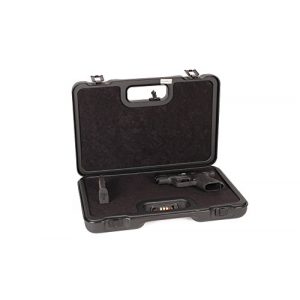 Negrini Cases Pistol Case 1 Negrini Cases 2023UTS/4839 Handgun Case (1 Gun), Black/Black
