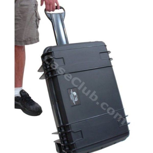 Case Club Pistol Case 6 Case Club 8 Pistol Pre-Cut Waterproof Case with 2 Silica Gel Canisters to Help Prevent Gun Rust