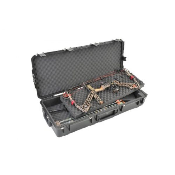 SKB Cases Rifle Case 7 SKB Ultimate Watertight Double Bow Rifle Case, Black