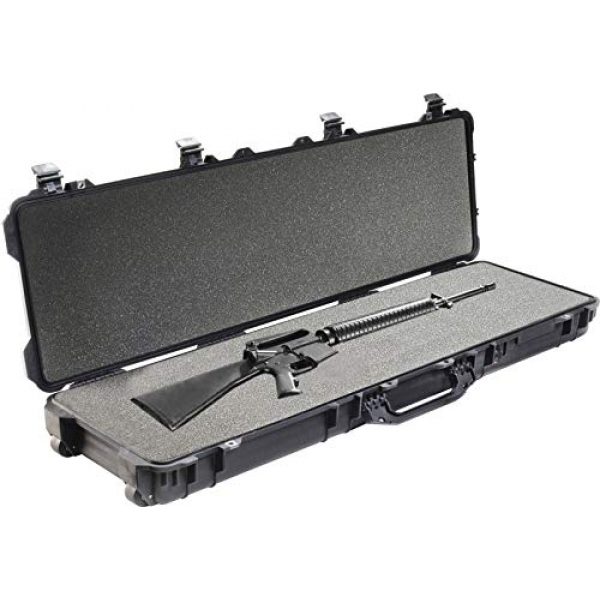Pelican Rifle Case 2 Pelican 1750 Rifle Case With Foam (Black)