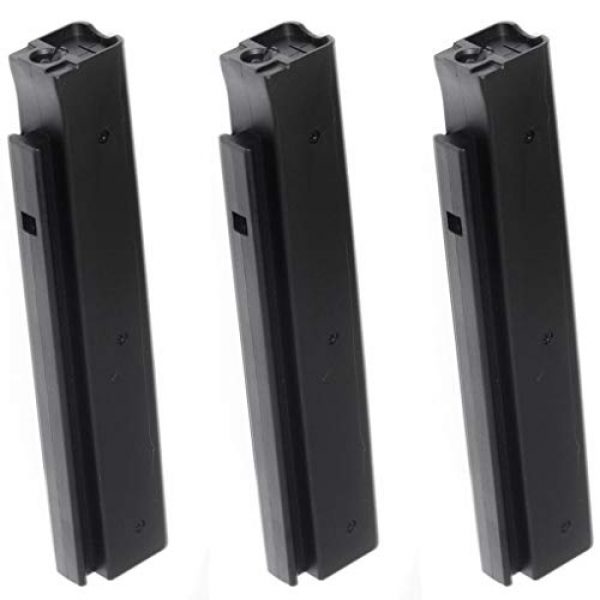 Airsoft Gang Airsoft Gun Magazine 1 Airsoft Parts CYMA 3pcs 60rds Mag Plastic Mid-Cap Long Magazine for M1A1 AEG SMG Black