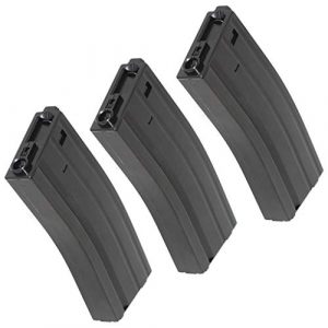 Generica Airsoft Gun Magazine 1 Airsoft Spare Parts CYMA 3pcs 350rd Hi-Cap Mag Magazine for M4 M16 Series AEG Black
