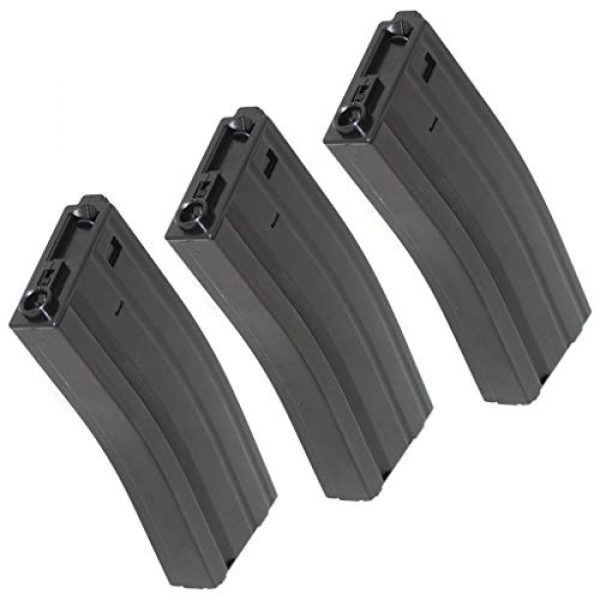 Generica Airsoft Gun Magazine 1 Airsoft Spare Parts CYMA 3pcs 350rd Hi-Cap Mag Magazine for M4 M16 Series AEG Black