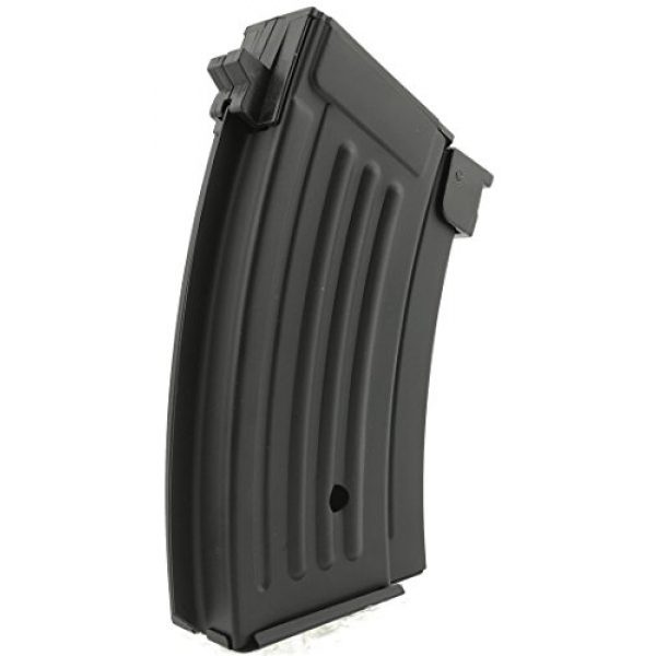 SportPro Airsoft Gun Magazine 5 SportPro CYMA 220 Round Metal Stubby High Capacity Magazine for AEG AK47 AK74 3 Pack Airsoft - Black