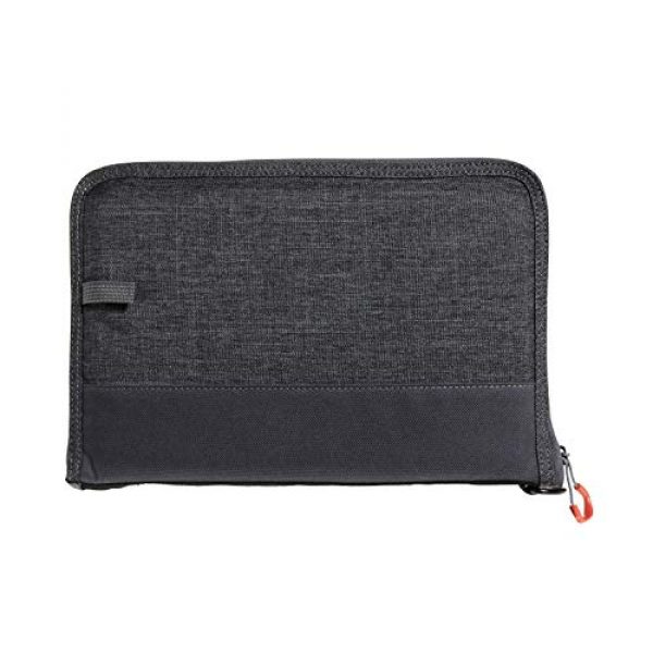 Allen Company Pistol Case 5 Allen Company 11 inch Auto-Fit 2.0 Deluxe Handgun Case, Gray/Red
