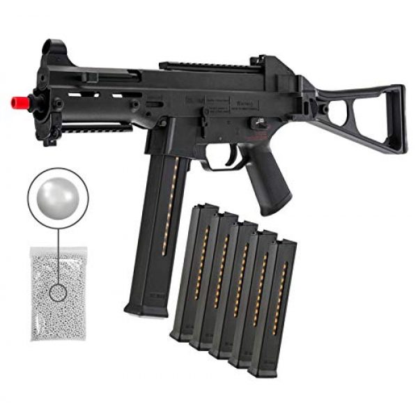 Wearable4U Airsoft Rifle 1 Umarex HK Heckler&Koch UMP Elite AEG Electric Gen2 Automatic 6mm BB Rifle Airsoft Gun with Wearable4U Bundle