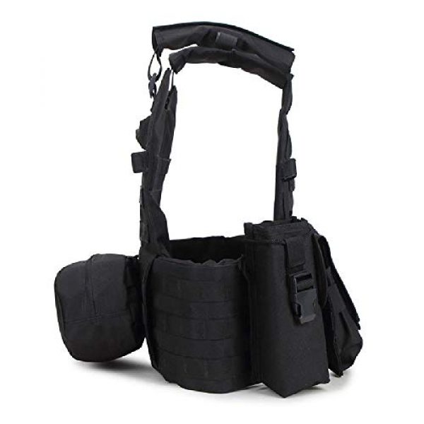 BGJ Airsoft Tactical Vest 6 Tactical 6094 Molle Vest Military Combat Body Armor Vest Army Airsoft Paintball Wargame Plate Carrier Vest Hunting Accessories