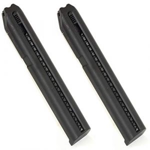 Generica Airsoft Gun Magazine 1 Generica Airsoft Spare Parts CYMA 2pcs 27rd Metal Mag Magazine for CM030 CM122 CM123 CM127 Tokyo Marui G18C AEP AEG Black