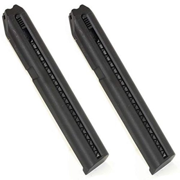 Generica Airsoft Gun Magazine 1 Generica Airsoft Spare Parts CYMA 2pcs 27rd Metal Mag Magazine for CM030 CM122 CM123 CM127 Tokyo Marui G18C AEP AEG Black