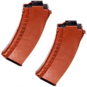 Airsoft Gang Airsoft Gun Magazine 1 Airsoft Parts Battleaxe 2pcs 480rd Hi-Cap Magazine for Tokyo Marui Next Gen Gen2 AK EBB Orange Brown