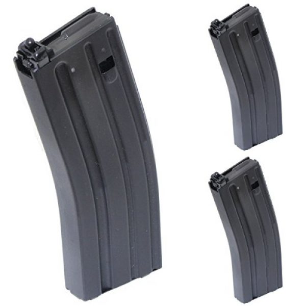 Airsoft Shopping Mall Airsoft Gun Magazine 1 Airsoft Shooting Gear G&D 3pcs 120rd Mag Magazine For Systema DTW M4 M16 AEG Black