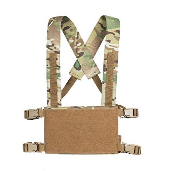 OneTigris Airsoft Tactical Vest 6 OneTigris Multicam Laser-Cut Modular Vest & Chest Rig for Men