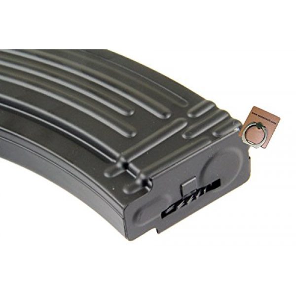 CYMA Airsoft Gun Magazine 3 CYMA AK 600rds Metal Magazine for Airsoft Marui Std AKS74 AKS47 AK series AEG X 3pcs -Mobile Ring Included