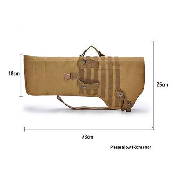 BGJ Rifle Case 2 73cm Gun Shoulder Holster Case Bag Backpack Tactical Rifle Shotgun Assault Scabbard Hunting Carrying Shoulder Holder Airsoft Bag