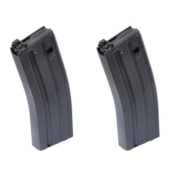 Airsoft Shopping Mall Airsoft Gun Magazine 1 Airsoft Shooting Gear G&D 2pcs 120rd Mag Magazine For Systema DTW M4 M16 AEG Black