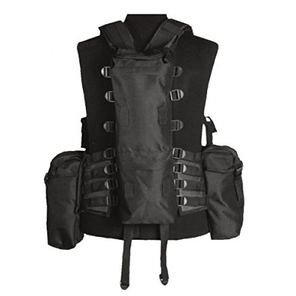 Mil-Tec Airsoft Tactical Vest 1 Mil-Tec 12-Pocket Tactical Vest (Black)