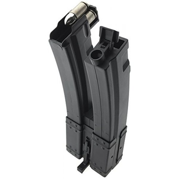 SportPro Airsoft Gun Magazine 3 SportPro 560 Round Polymer Double High Capacity Magazine for AEG MP5 Airsoft - Black