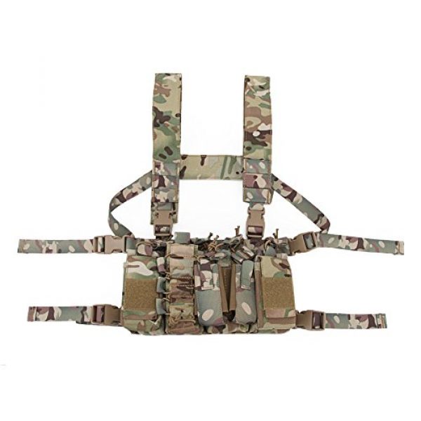 OAREA Airsoft Tactical Vest 1 OAREA Tactical Sling Vest Chest Rig Combat Recon Gear Vest with Magazine Pouch for Airsoft Hunting Games