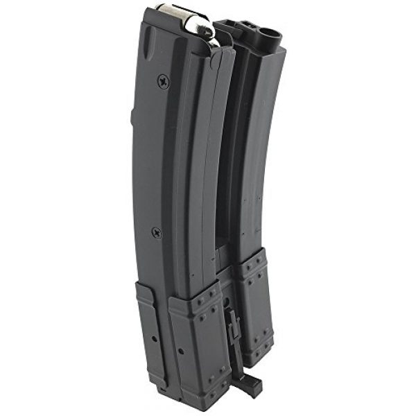 SportPro Airsoft Gun Magazine 2 SportPro 560 Round Polymer Double High Capacity Magazine for AEG MP5 Airsoft - Black