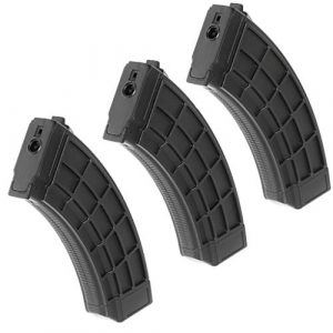 Generic Airsoft Gun Magazine 1 Airsoft Spare Parts CYMA 3pcs 200rd Polymer Mid-Cap Magazine for CYMA APS D-Boys ICS JG G&P Tokyo Marui AKM/AK Series AEG Black