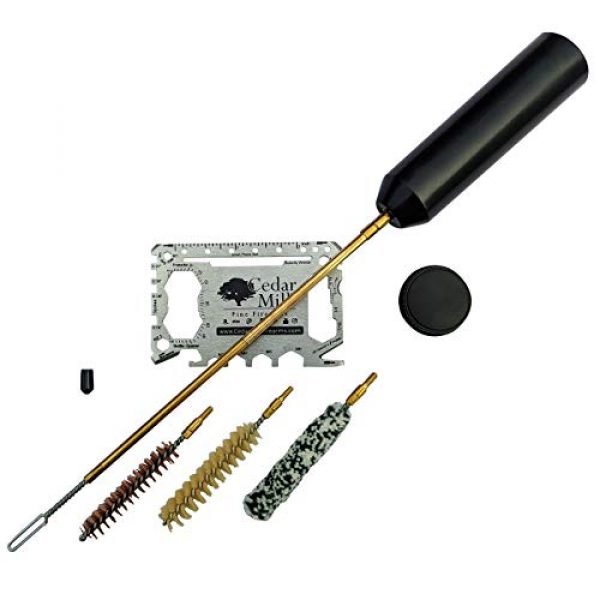 Cedar Mill Fine Firearms Pistol Case 2 Cedar Mill Fine Firearms -Worlds Smallest Micro Pistol Cleaning Kit for Handguns | Free Super-X Tool Bundle with Hard Gun Case Pistol Case |TSA Approved with Pick and Pluck Foam (2 Items)