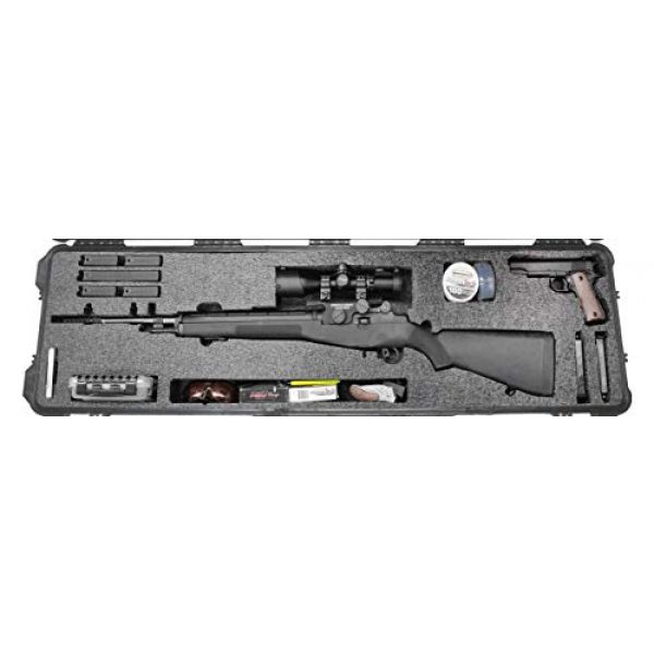 Case Club Rifle Case 3 Case Club Springfield M1A Pre-Cut Waterproof Rifle Case with Accessory Box and Silica Gel to Help Prevent Gun Rust (Gen 2)