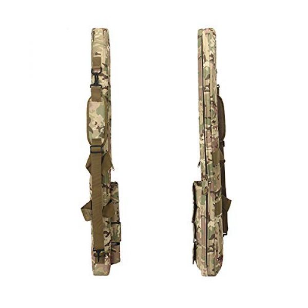Sunny Rifle Case 5 Outdoor Sports Gear Tactical Assault Combat Camouflage Rifle Gun Case Cover Shooting Hunting Fishing Pack Tactical Airsoft Gun Long Bag - Green - 120cm