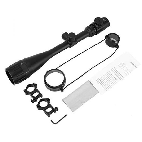 Robin Hunting Rifle Scope 5 Robin Hunting 6-24x50 AOE Scope Red Green Mildot Sight with Free Mount for Hunting Shooting