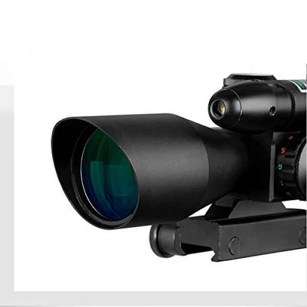 Robin Hunting Rifle Scope 4 Robin Hunting Tactical 2.5-10x40 Rifle Scope Combo with Mini Holographic Red Dot Sight and Weaver Picatinny Rail Mount Adapter