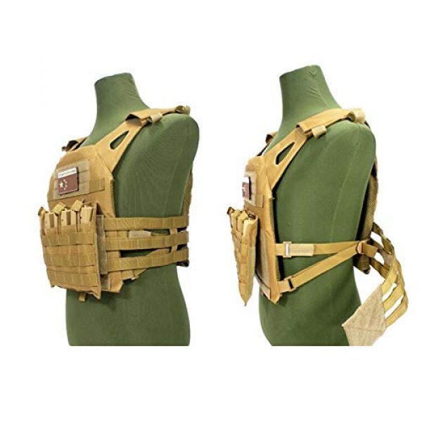 HWZ Airsoft Tactical Vest 5 HWZ Tactical Vest Combat Vest Outdoor Multi-Function CS Field EVA Thick Guard Vest