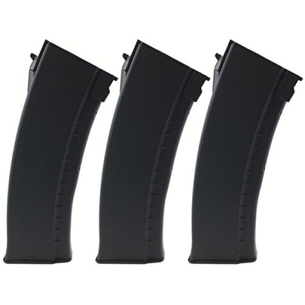 SportPro Airsoft Gun Magazine 1 SportPro CYMA 150 Round Polymer Medium Capacity Magazine for AEG AK 3 Pack Airsoft - Black