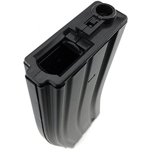 SportPro Airsoft Gun Magazine 5 SportPro Jing Gong 450 Round Metal High Capacity Long Magazine for AEG M4 M16 3 Pack Airsoft - Black