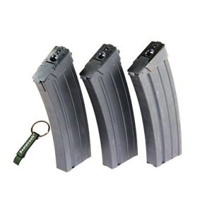 CYMA Airsoft Gun Magazine 1 CYMA 500rds Hi-Cap Airsoft Magazine For CYMA Galil CM043 Series X 3PCS -Mobile Ring Included