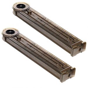 Airsoft Gang Airsoft Gun Magazine 1 Airsoft Parts CYMA 2pcs 280rd Hi-Cap Magazine for CYMA/Classic Army/King Arms/Tokyo Marui/JG P90 Series AEG Transparent Brown