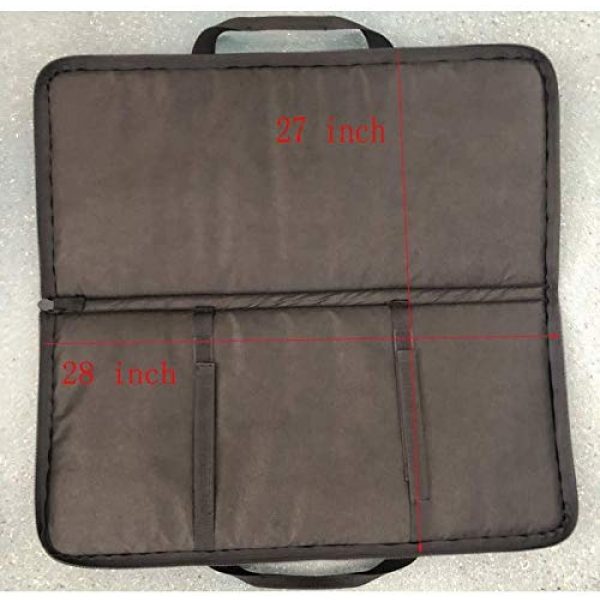 Explorer Cases Rifle Case 7 Explorer American Classic Tactical 28 inch Long Rifle Pistol Gun Bag Firearm Transportation Case w/Shoulder Straps Lockable Zipper (Black R28 + Cleaning kit)