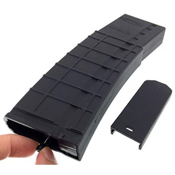 SportPro Airsoft Gun Magazine 7 SportPro CYMA 400 Round Polymer Thermold Waffle High Capacity Flash Magazine for AEG M4 M16 Airsoft - Black