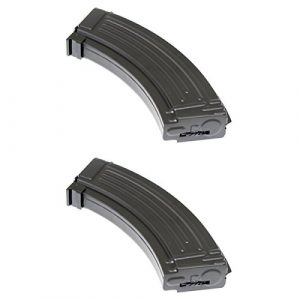 Airsoft Shopping Mall Airsoft Gun Magazine 1 Airsoft Shooting Gear 2pcs Pack CYMA 600rd Hi-Cap Magazine for AK-Series AEG Black