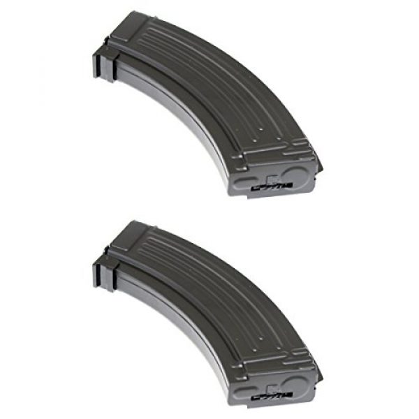 Airsoft Shopping Mall Airsoft Gun Magazine 1 Airsoft Shooting Gear 2pcs Pack CYMA 600rd Hi-Cap Magazine for AK-Series AEG Black
