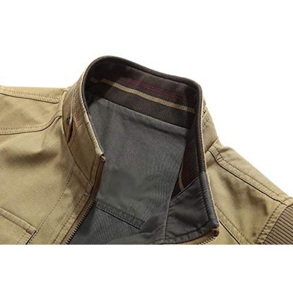 DAFREW Airsoft Tactical Vest 5 DAFREW Men's Reversible Cotton Casual Gilet Vest Outdoor Multi Pockets Full Zip Vests (Color : Black, Size : L)