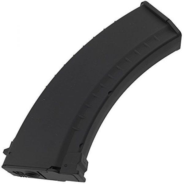 SportPro Airsoft Gun Magazine 6 SportPro 550 Round Polymer AKM Style High Capacity Magazine for AEG AK47 AK74 Airsoft - Black