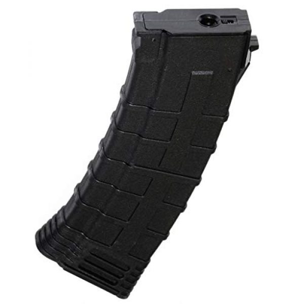 Airsoft Gang Airsoft Gun Magazine 1 Airsoft Parts CYMA 150rd Polymer Mid-Cap Magazine for CYMA APS D-Boys ICS JG G&P Tokyo Marui AK Series AEG Black