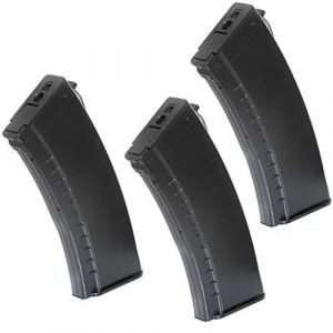 Airsoft Gang Airsoft Gun Magazine 1 Airsoft Parts APS 3pcs 500rd Plastic Hi-Cap Mag Magazine for CYMA ICS Marui AK AEG BK