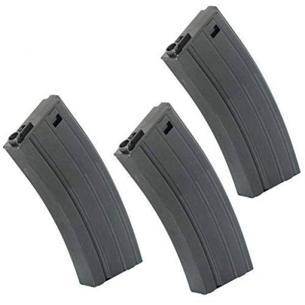 Airsoft Gang Airsoft Gun Magazine 1 Airsoft Parts CYMA 3pcs 190rd Mid-Cap Mag Magazine for M4 M16 Series Black