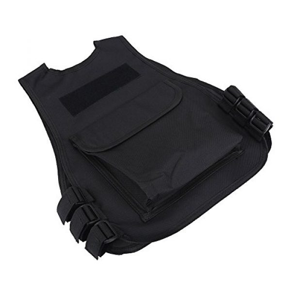 Wbestexercises Airsoft Tactical Vest 4 Wbestexercises Kids Tactical Molle Vest Adjustable Combat Vest Jacket Breathable Children Protective Waistcoat for Outdoor Hunting Combat Games S, L