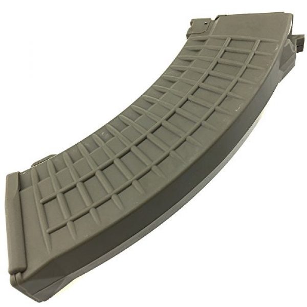 SportPro Airsoft Gun Magazine 7 SportPro 550 Round Polymer Thermold Waffle High Capacity Magazine for AEG AK47 AK74 Airsoft - Dark Earth