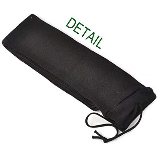 SUTON Rifle Case 3 SUTON 4PCS Rifle Sleeve 52'' Knit Gun Sock for Guns and Rifles Cover case Silicone Treated Protector